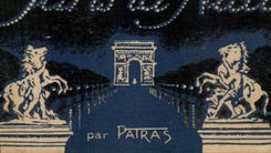 CPA Paris the night fields Elysees Patras
