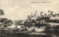 CPA Alexandria Mahmoudieh Canal Egypte
