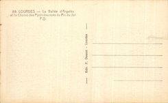 CPA Lourdes Valle Of argeles el the Chain of the Pyrenees Seen Of the Peak Of Jer