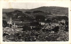 CPA Lourdes Panoramic View Taken Peak Of Jer