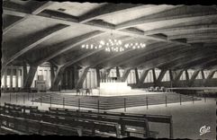 CPA Lourdes the Basilica Saint Ple Intereur Of the Underground church