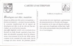 REPRO Picardy Boulogne On Sea Fish stew Folklore Trades