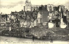 Panorama del Saint Quentin de REPRO del Saint Quentin con la basilica