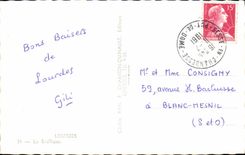 CPSM Lourdes the Basilica