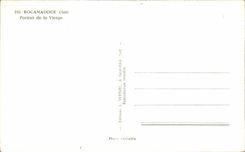 CPSM Rocamadour Portrait of the Virgin