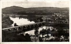 CPA Metz el Mosela el puente de muerto y el St Quentin del montaje