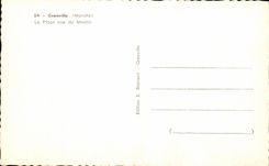 CPA Granville La Plage vue du Moulin