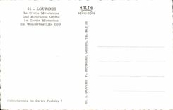 CPSM Lourdes the Miraculous Cave