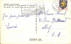 CPA Lourdes the Basilica the Virgin Crowns and the esplanade