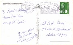 CPSM Lourdes the Breton Martyrdom and the basilica