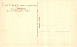 Castillo de CPA Loire ch4ateau de la puerta de Amboise el santo Huberto de la camara acorazada