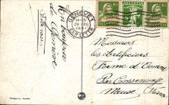 CPA Geneva Seen on the City Mont Blanc Saleve Since Ariana