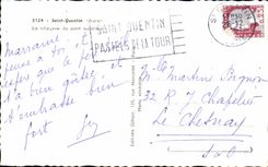 Saint Quentin de CPSM la ciudad vista del puente mas alto