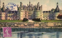 CPA Chateaux De La Loire Chateau de Chambord Facade Nord