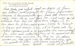 CPA Saint Flour the Valley of Truyere and the viaduct of Garabit