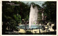 CPA Picturesque Ardeche Valleys les Bains intermittent Source