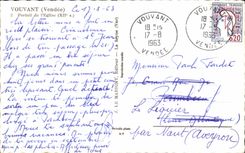 Puerta de CPA Vouvant de I Eglise