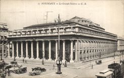 CPA Bordeaux the Large Theater