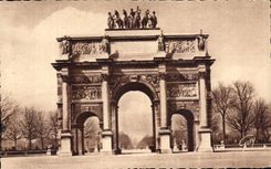 CPA Paris And Its Wonders Arc de Triomphe of the carousel