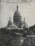 CPA Paris Vue sur le Sacre Coeur Montmartre