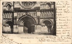 CPA Thouars the Church St Medard