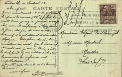 CPA Versailles Parterre d'Eau Bassin du Midi Le Loiret