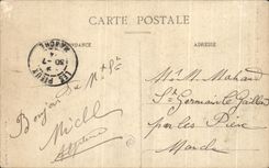 CPA Mount St Michel seen gencrale east coast