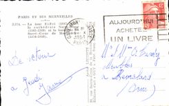 CPA Paris And Its Wonders the Eiffel tower Arc de Triomphe Our Lady Crowns Heart montmartre