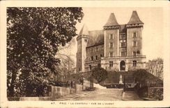 CPA Pau the Castle Seen of the West