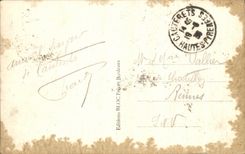 CPA the Pyrenees Surroundings De Cauterets the Lake Gaube