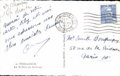 CPSM Perigueux la cara del St de la catedral