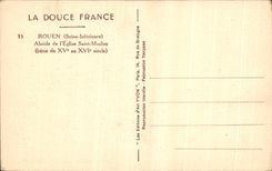 CPA Rouen Apse of I' Eglise Saint Maclou