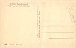 CPA Rouen Principal Frontage of the Cathedral