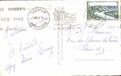 CPA Saumur the Castle