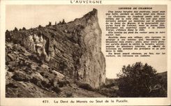 CPA Auvergne the Tooth Of the Marsh Or Jump Of the Virgin