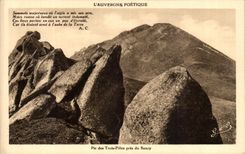 CPA Poetic Auvergne Peak Of the Three Girls Close to Sancy