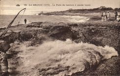 CPA La Grande Cote Le Puits des Lauture a maree haute