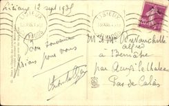 CPA Main Lisieux furnace bridge