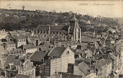 CPA Lisieux the Church Saint Jacques