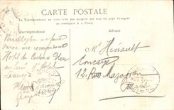 CPA Palais De Fontainebleau the Staircase of the Horseshoe and the three houses