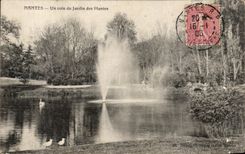 CPA Nantes a Corner of the Botanical garden