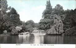 CPA Paris the Lake of the Bois de Boulogne