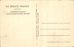 Ataque frontal principal de CPA Avignon del paladar de los papas