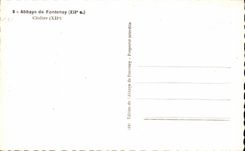 CPA Abbey of Fontenay Cloister