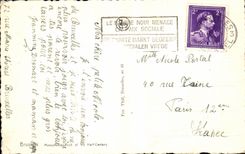 Arcada monumental de CPA <>Brussels</> del quincuagesimo aniversario