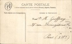 CPA Northern Versailles Wing of the court of Entering of the Castle La Chapelle