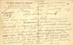 CPA Small Tables Of Versailles the Basin of Latonne Large Water