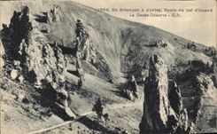 CPA Of Briançon has Abries Route Of the Collar Of lzoard Breakage Service road