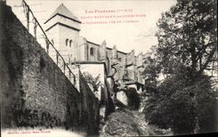 CPA Saint Beltran De Comminges la catedral vista de Irisson