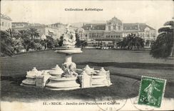 CPA Nice Jardin Des Palmiers Et Casino